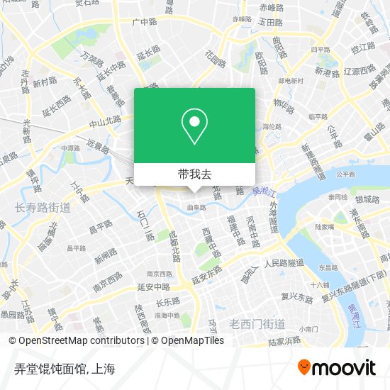 弄堂馄饨面馆地图