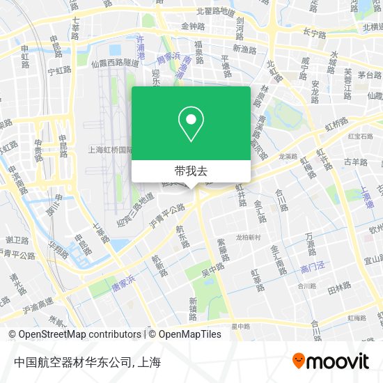 中国航空器材华东公司地图