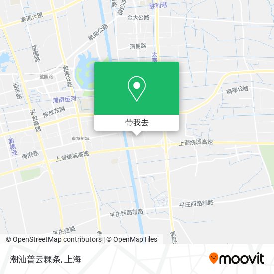 潮汕普云粿条地图