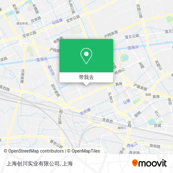 上海创川实业有限公司地图