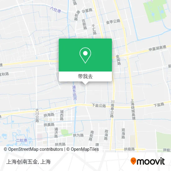 上海创南五金地图