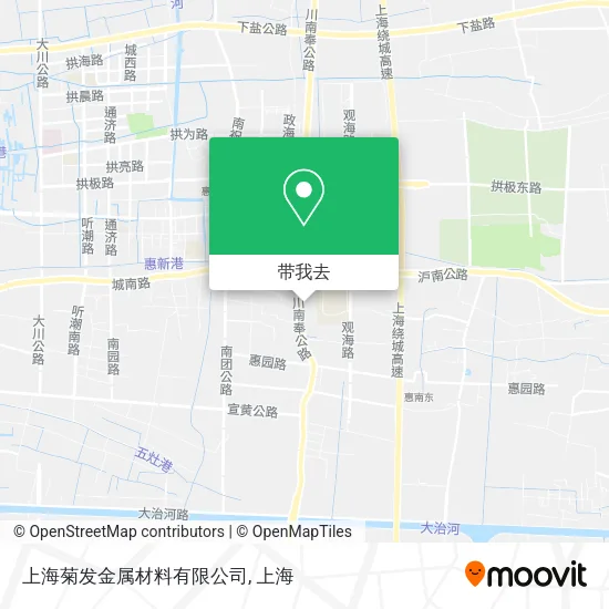 上海菊发金属材料有限公司地图
