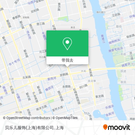 贝乐儿服饰(上海)有限公司地图