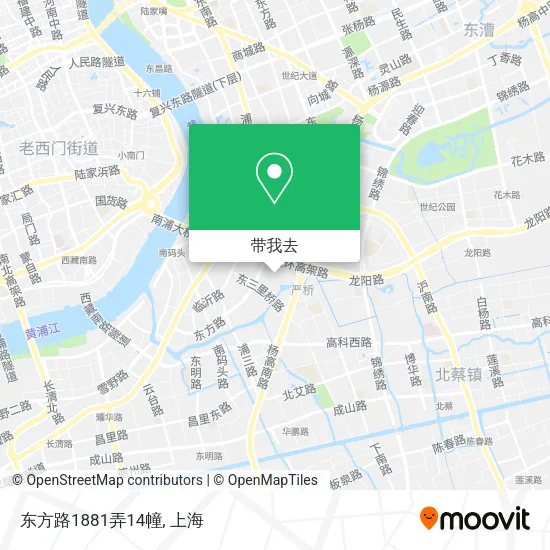 东方路1881弄14幢地图