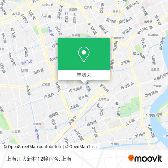 上海师大新村12幢宿舍地图