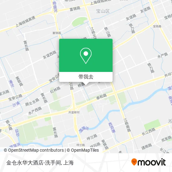 金仓永华大酒店-洗手间地图