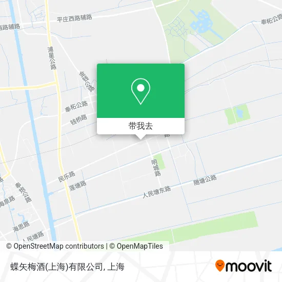 蝶矢梅酒(上海)有限公司地图