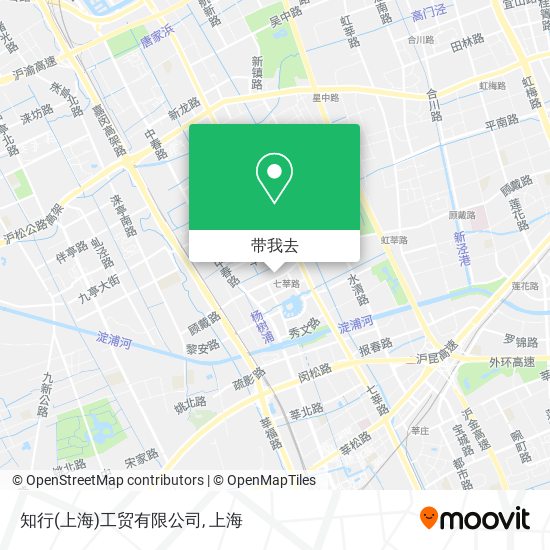知行(上海)工贸有限公司地图