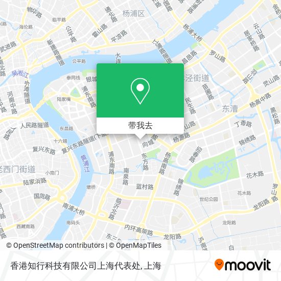 香港知行科技有限公司上海代表处地图