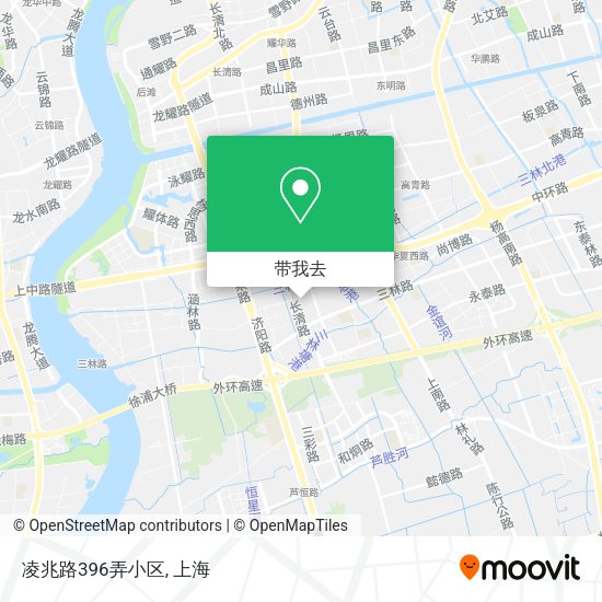凌兆路396弄小区地图