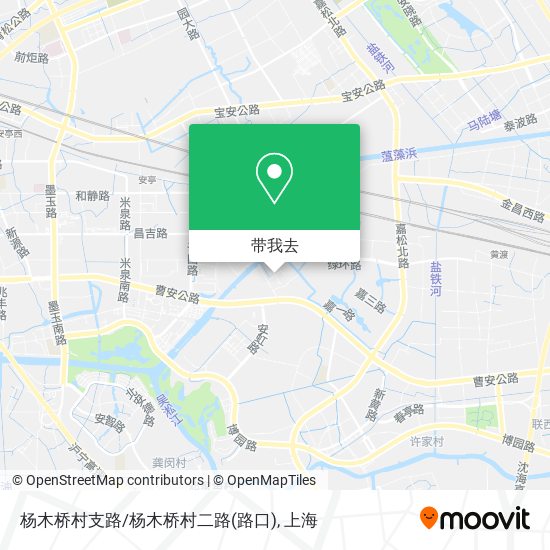 杨木桥村支路/杨木桥村二路(路口)地图