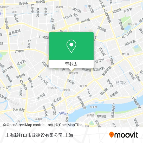 上海新虹口市政建设有限公司地图