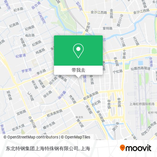 东北特钢集团上海特殊钢有限公司地图