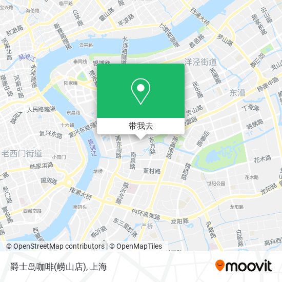 爵士岛咖啡(崂山店)地图