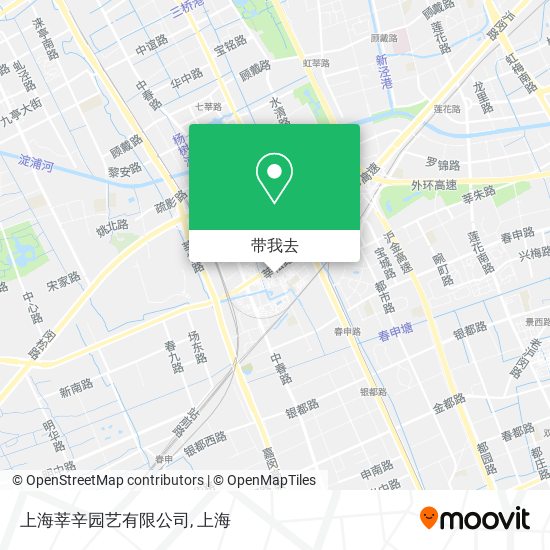 上海莘辛园艺有限公司地图