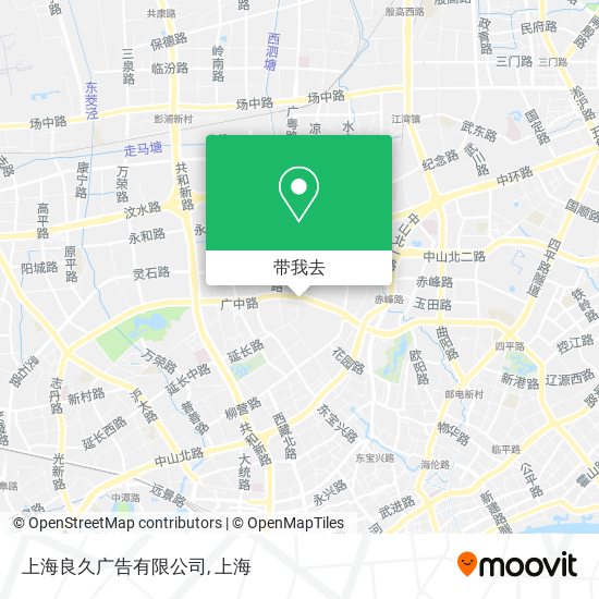 上海良久广告有限公司地图