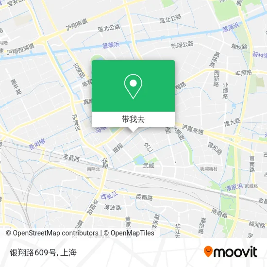 银翔路609号地图