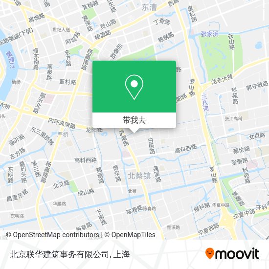 北京联华建筑事务有限公司地图