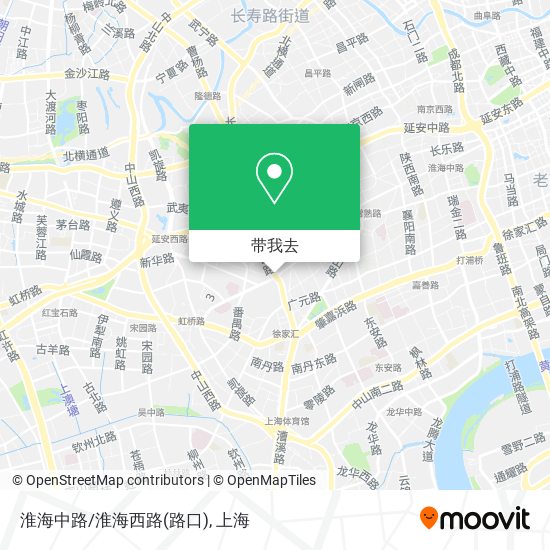 淮海中路/淮海西路(路口)地图