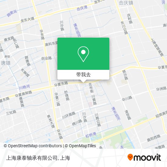 上海康泰轴承有限公司地图