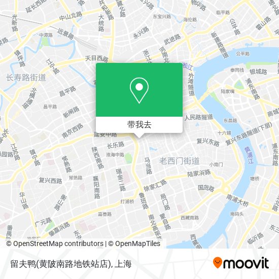 留夫鸭(黄陂南路地铁站店)地图