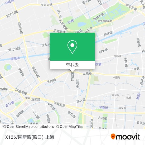 X126/园新路(路口)地图