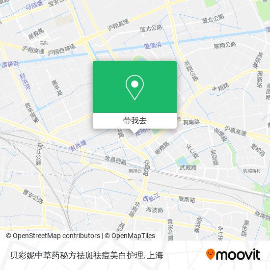 贝彩妮中草药秘方祛斑祛痘美白护理地图