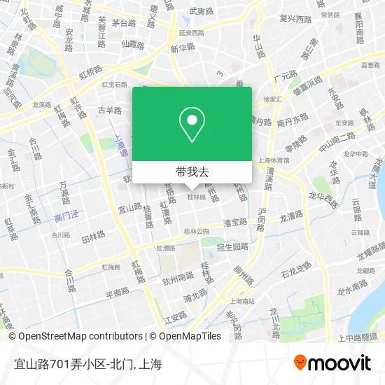 宜山路701弄小区-北门地图