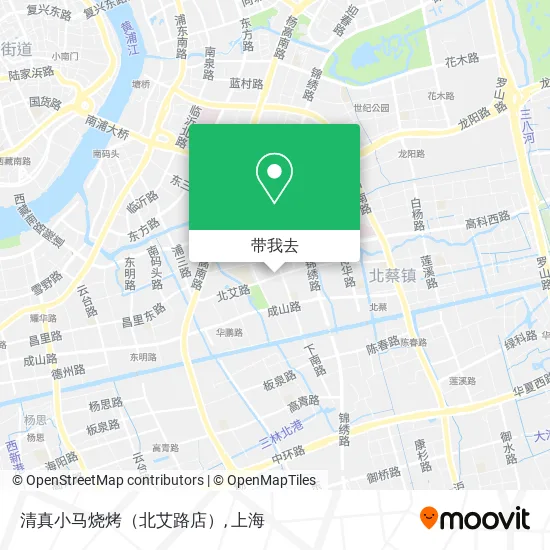 清真小马烧烤（北艾路店）地图