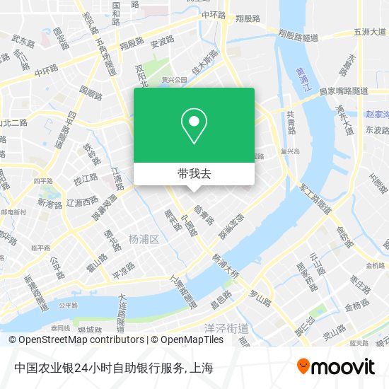 中国农业银24小时自助银行服务地图