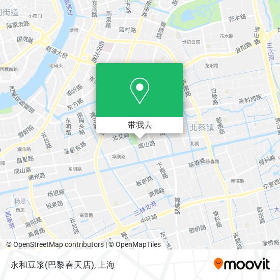 永和豆浆(巴黎春天店)地图