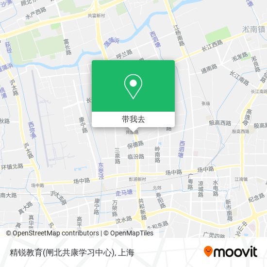 精锐教育(闸北共康学习中心)地图