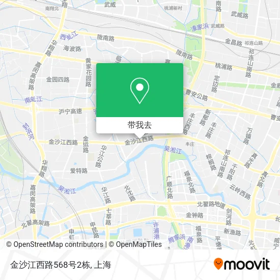 金沙江西路568号2栋地图