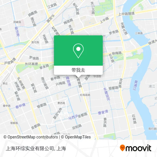 上海环综实业有限公司地图