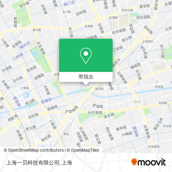 上海一贝科技有限公司地图