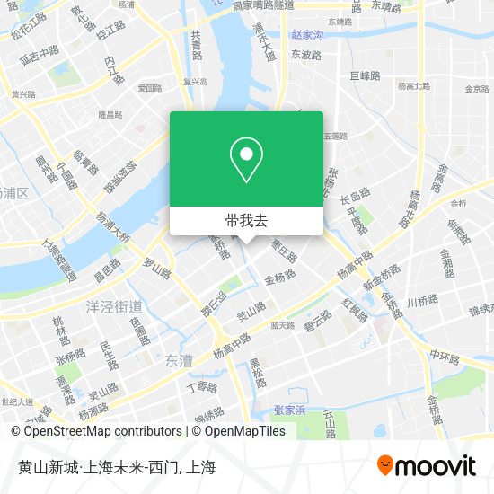 黄山新城·上海未来-西门地图