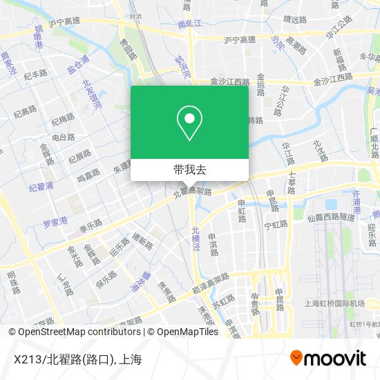 X213/北翟路(路口)地图