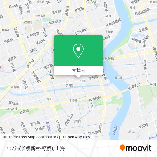 707路(长桥新村-颛桥)地图