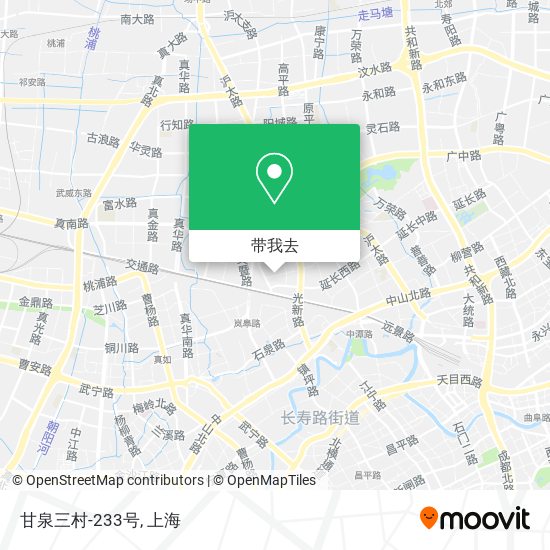 甘泉三村-233号地图