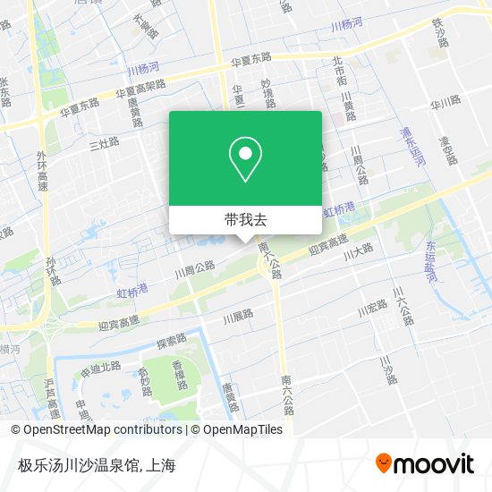 极乐汤川沙温泉馆地图