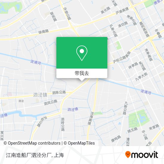 江南造船厂泗泾分厂地图