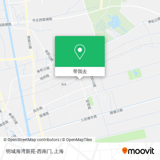 明城海湾新苑-西南门地图