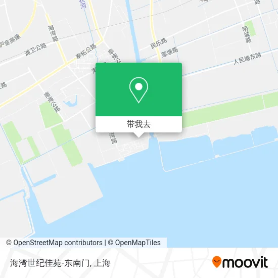 海湾世纪佳苑-东南门地图
