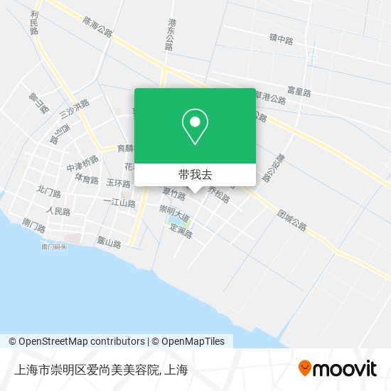 上海市崇明区爱尚美美容院地图