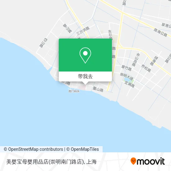 美婴宝母婴用品店(崇明南门路店)地图