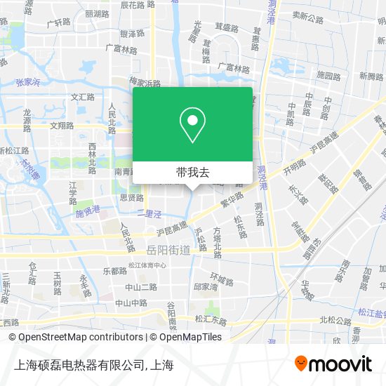 上海硕磊电热器有限公司地图