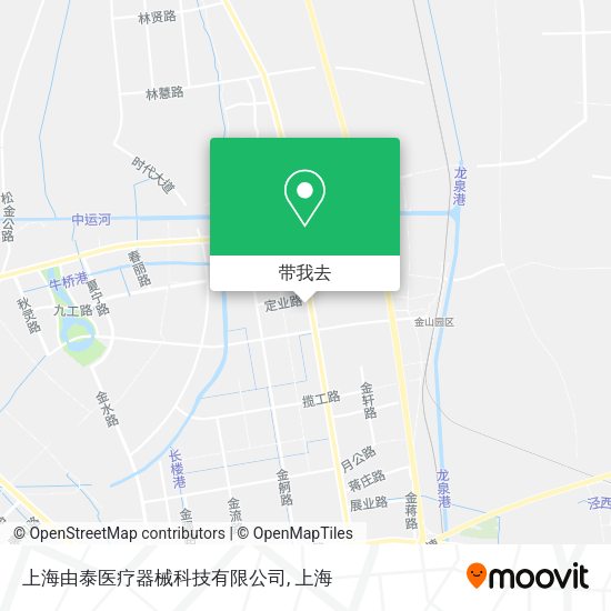 上海由泰医疗器械科技有限公司地图