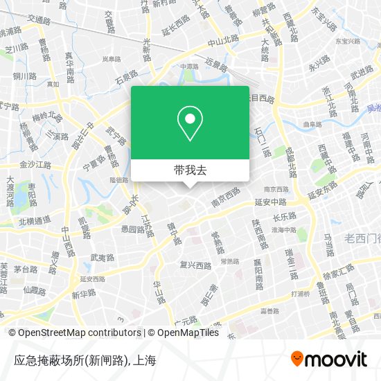 应急掩蔽场所(新闸路)地图