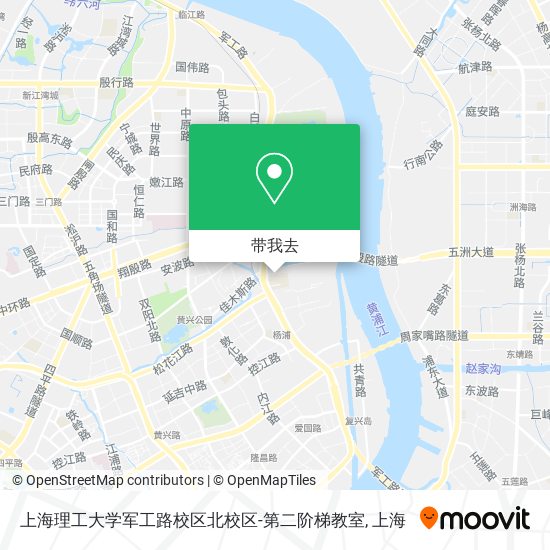 上海理工大学军工路校区北校区-第二阶梯教室地图
