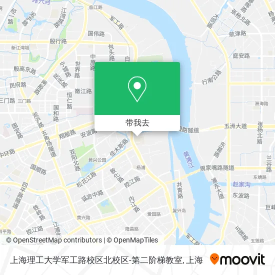 上海理工大学军工路校区北校区-第二阶梯教室地图